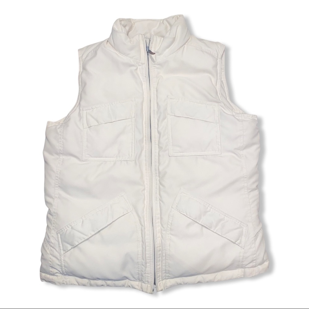 Ralph Lauren White Puffer Vest